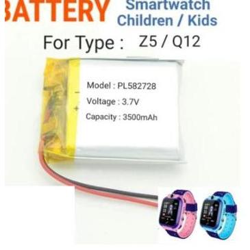 IMOO Baterai Jam Tangan Anak Q12 Q15 Z5 PL582728 3.7v 3500mAh Cocok untuk Q9 K10 IP67 Q50 Battery - 