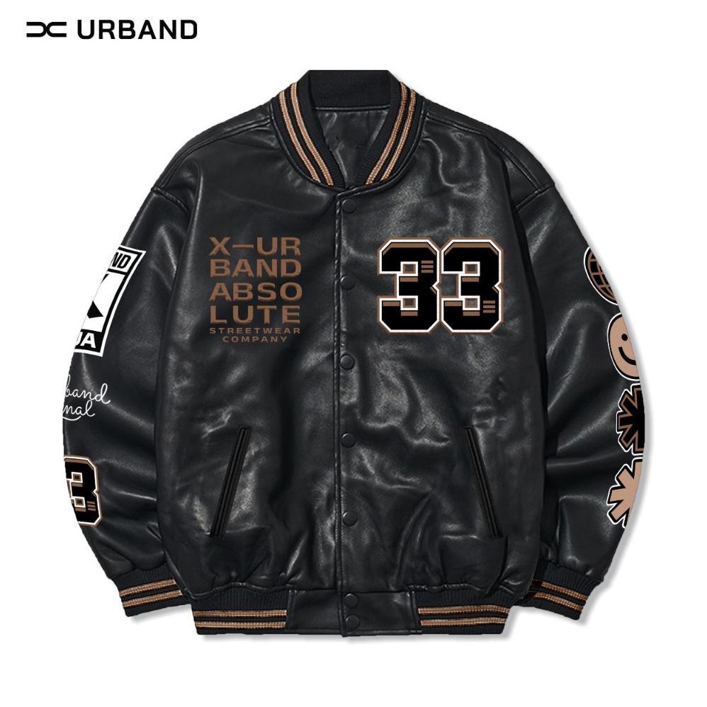 OFFICIAL X Urband Absolute Jaket Varsity Leather Sintetis A505
