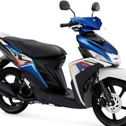 striping stiker Mio m3 2021 2022 biru putih