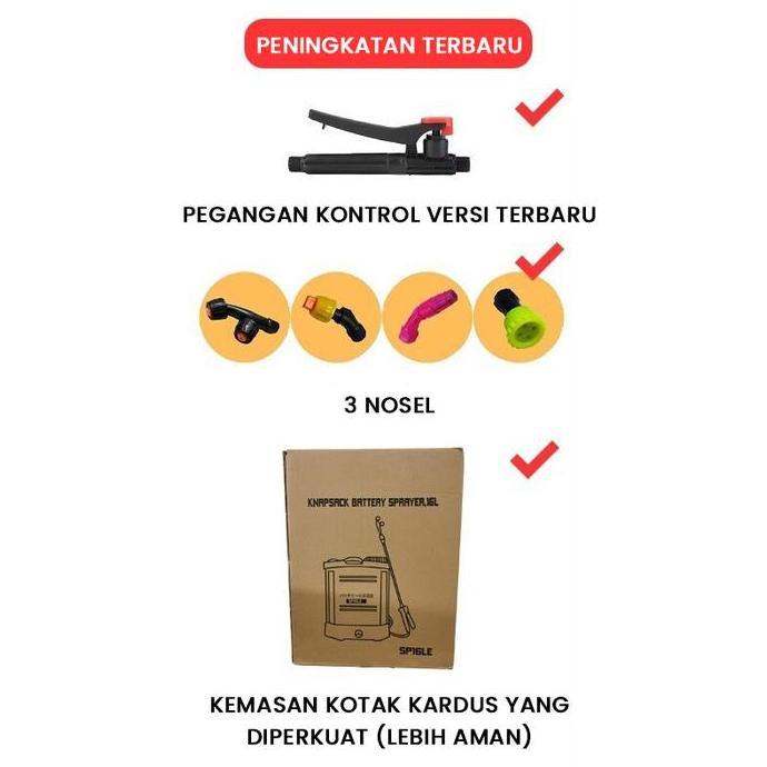Sprayer Pertanian Knapsack Electric 20 Liter Alat Semprot Tanaman Pertanian Mesin Semprot HAMA Knaps