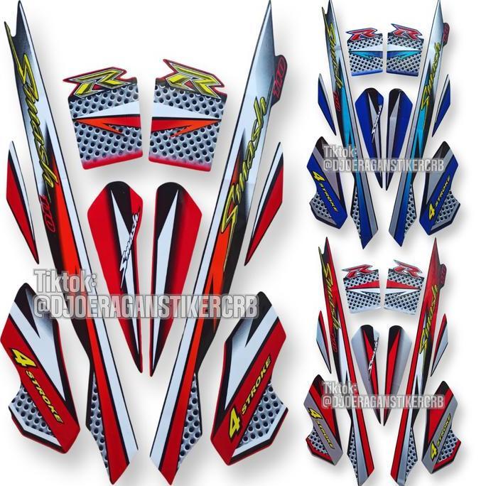Striping Stiker Lis Motor Smash R 2007 Stiker Polet Smash 2007 110 R Motorcycle