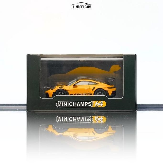 1/64 Minichamps Porsche 991 (992) GT3 RS - 2024 In Yellow W Weissach Package