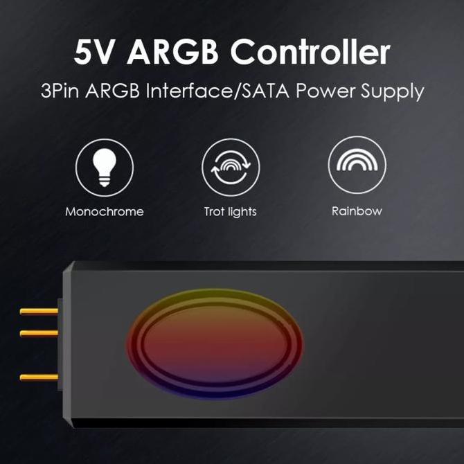 Jonsbo Controller 5v 3pin A-rgb Argb Aura addressable Manual universal
