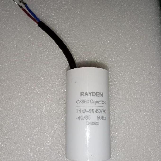 KAPASITOR POMPA AIR 6UF 8UF 10UF 12UF 14UF 16UF 30UF 400V 450V AC SANYO DLL YATZ27
