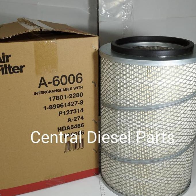 Filter Udara Nissan BTX CK12 PK215 CK87 17801-2280 A-6006 A6006 Sakura