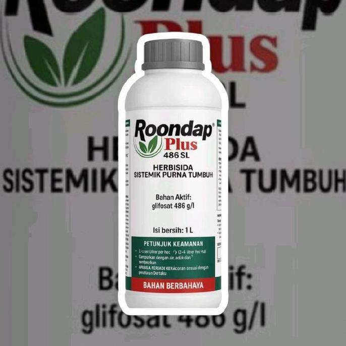 ROUNDUP 1 Liter {CURAH/REPACKING ] Herbisida Sistemik Pura Tumbuh Mati Sampai Akar Tahan Hujan Fleks