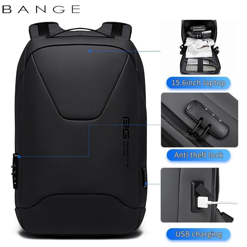 TERBARU Bange Tas Ransel Pria Tas Kerja Laptop 15.6 inch 22188