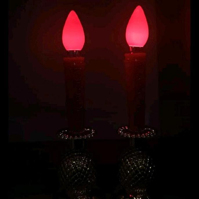 bola lampu sembahyang bollam Lampu Sembahyang Led -Susu - merah