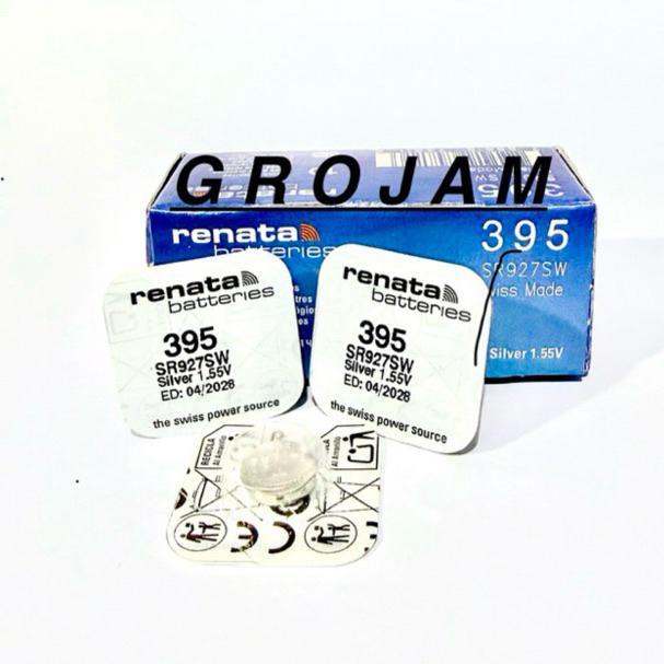 Harga 1 Box, Renata 395 Renata 927 Renata Sr927Sw Baterai 395 Baterai 927 Original