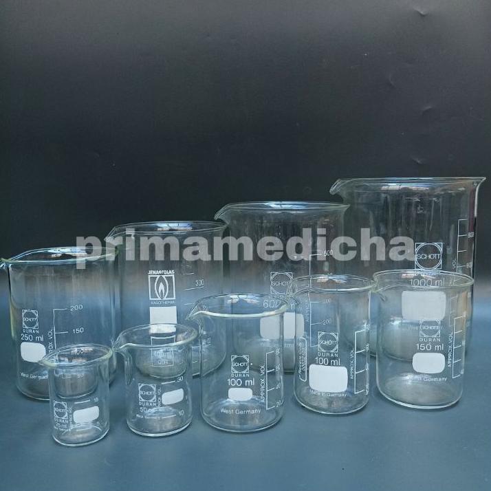 Gelas Kimia Duran Beaker Kaca 50-5000 Ml
