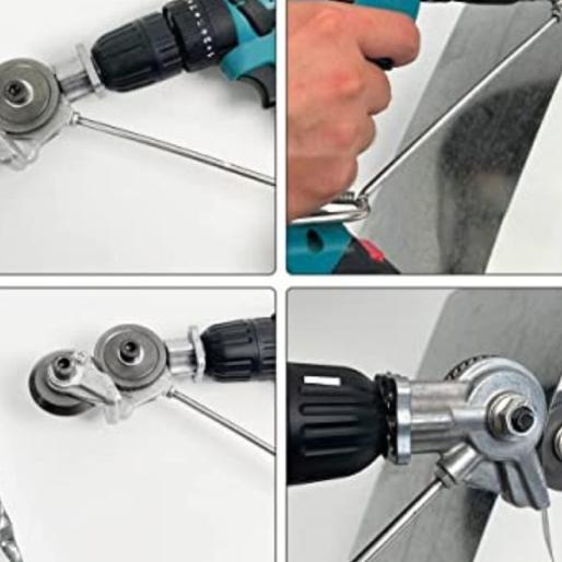 Adaptor Bor Gunting Plat Tipis - Adapter Mesin Bor Pemotong Plat Seng