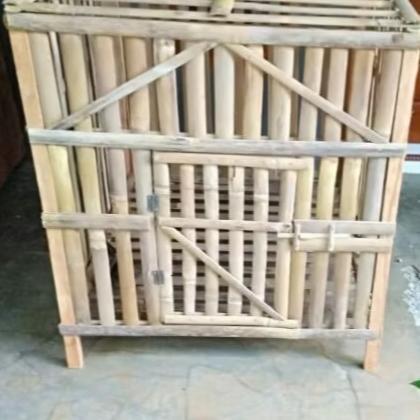 Kandang Ayam Bambu Bongkar Pasang