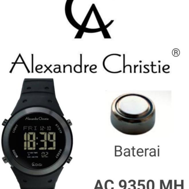 Baterai Jam Tangan Alexandre Christie Pria Digital Ac 9350 Mh Original