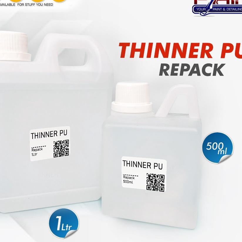 Thinner Pu (Polyurethane) Liter Ecer Kemasan Botol