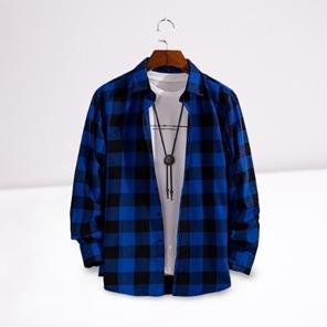 New Deals Gsl Kemeja Kotak Cowok - Hem Flanel Pria Lengan Panjang - Kemeja Flanel Merah Pria - Baju 