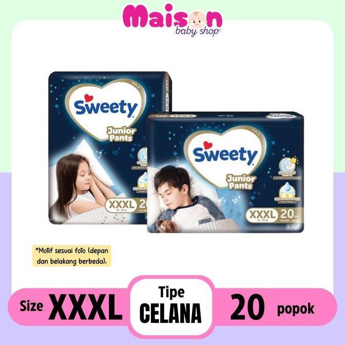 XXXL20 - Sweety Junior Night XXXL 20 Diapers Popok Bayi