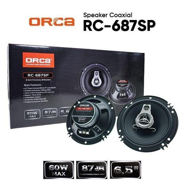 Promo Speaker Orca Rc 687 6 Inch/ Speaker Orca 6.5 Inch Mobil Universal