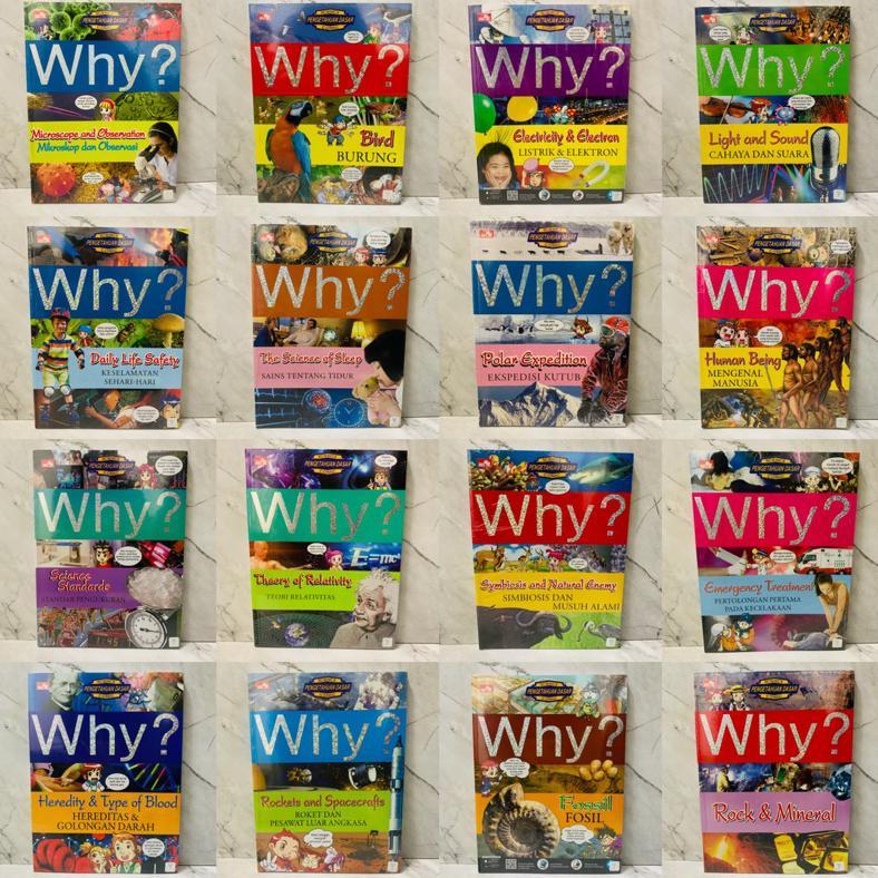 ORIGINAL Komik Why? Seri Pengetahuan Dasar / Social Science / Country / People / Matematika / Educom