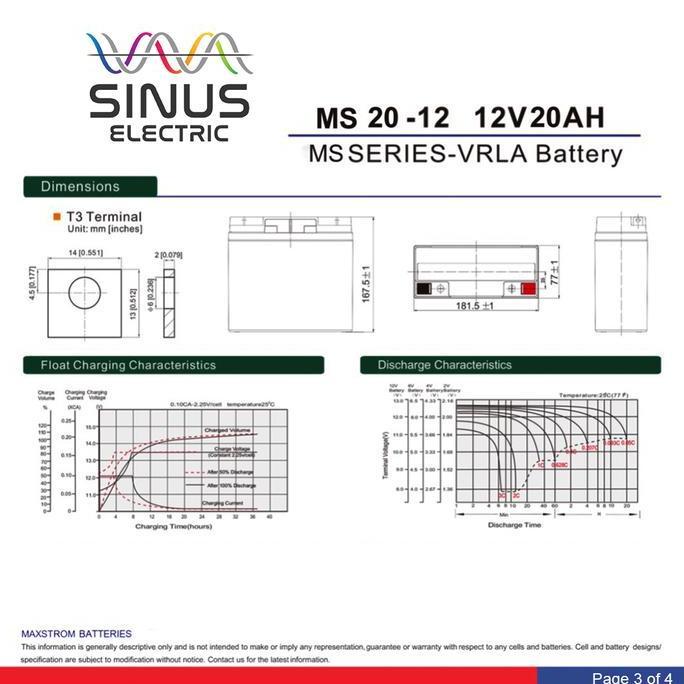 Promo aki vrla 12v 20ah ups genset sepeda listrik solar panel baterai genset hukkizy -