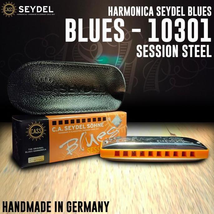 Harmonica Harmonika Seydel Blues Session Steel 10301