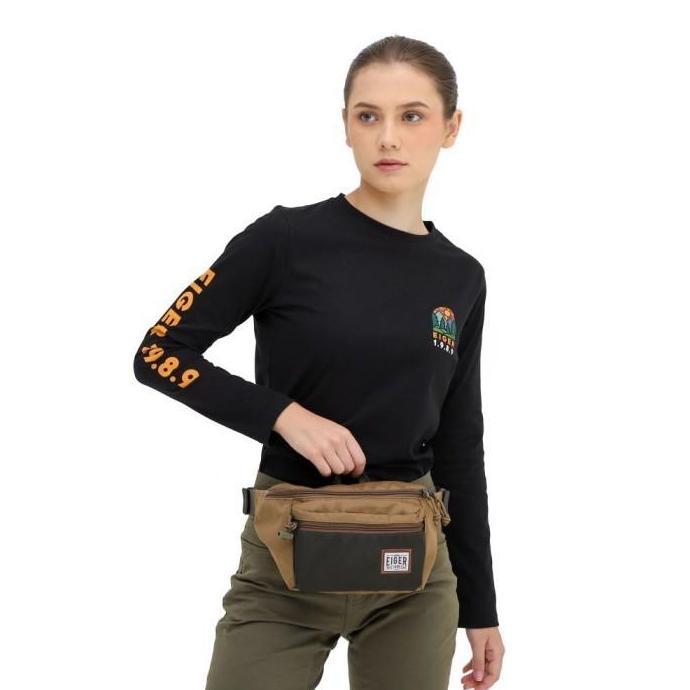 Murah Tas Selempang Eiger 910007393/910004598 Brown Router Waist Bag 2L Original