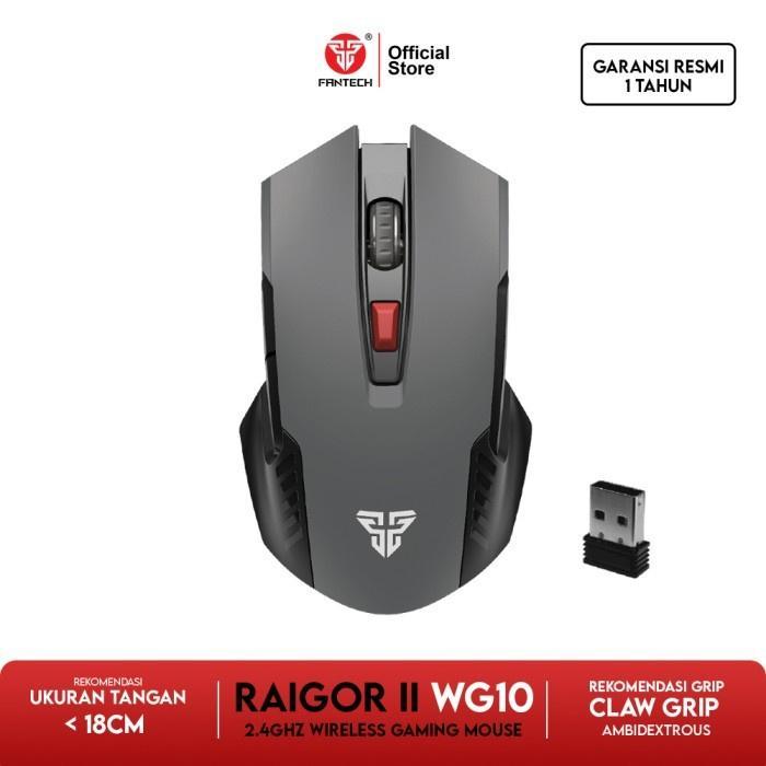 Fantech Mouse Gaming Raigor Ii Wg10 Wireless Pixart Kado Agp