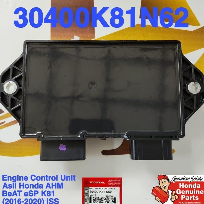 Ecu Atau ECM Beat eSP 2016-2019 Ori Honda AHM 30400K81N62