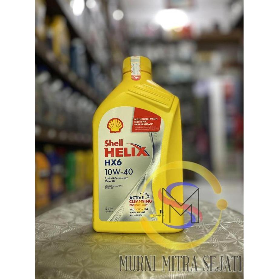 NEW Shell Helix HX6 SAE 10W-40 HX-6 H X6 10W40 10 W 40 1 L
