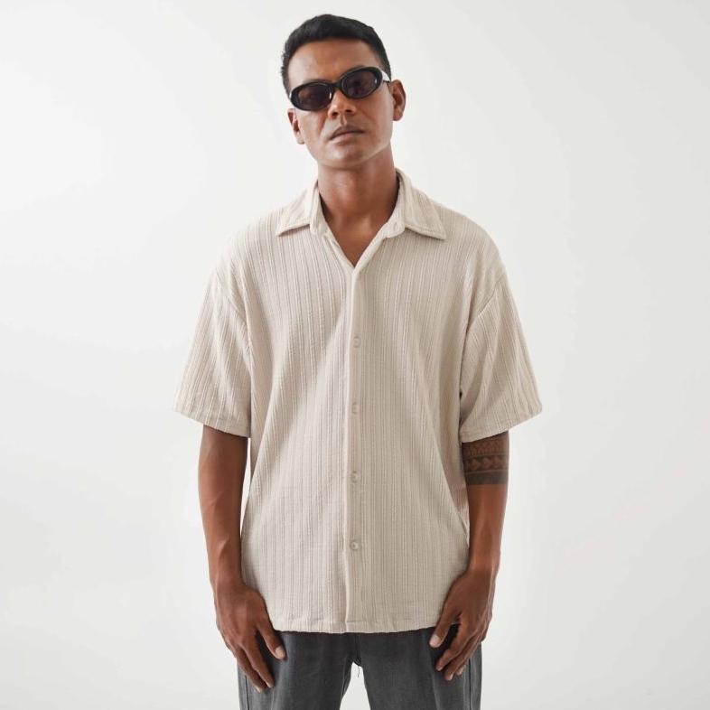 Diskon Kemeja Polos Pria Oversize