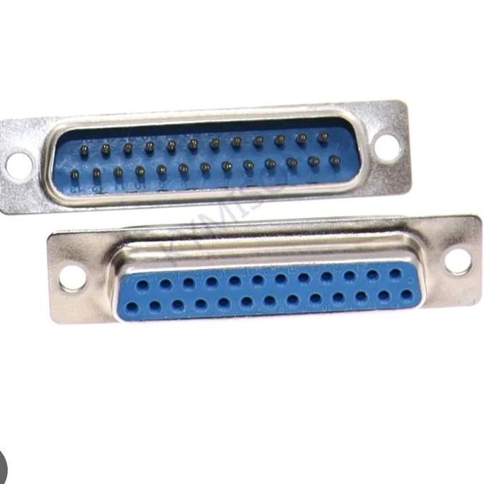 DB25 1SET MALE FEMALE DB 25 KONEKTOR MALE FEMALE CONNECTOR SOCKET DB25 D'90