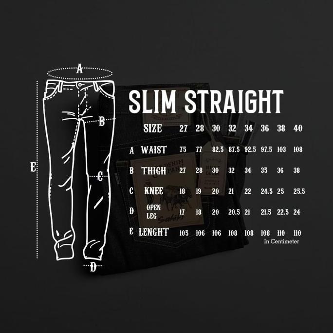 DISKON Nurf Denim Cemani 15oz - Selvedge Denim - Slim Straight DISKON