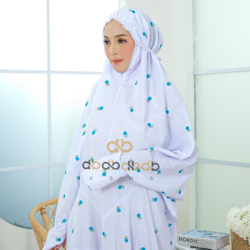 Disc Mukena Mukenah Terusan Remaja Dewasa Jumbo Putih