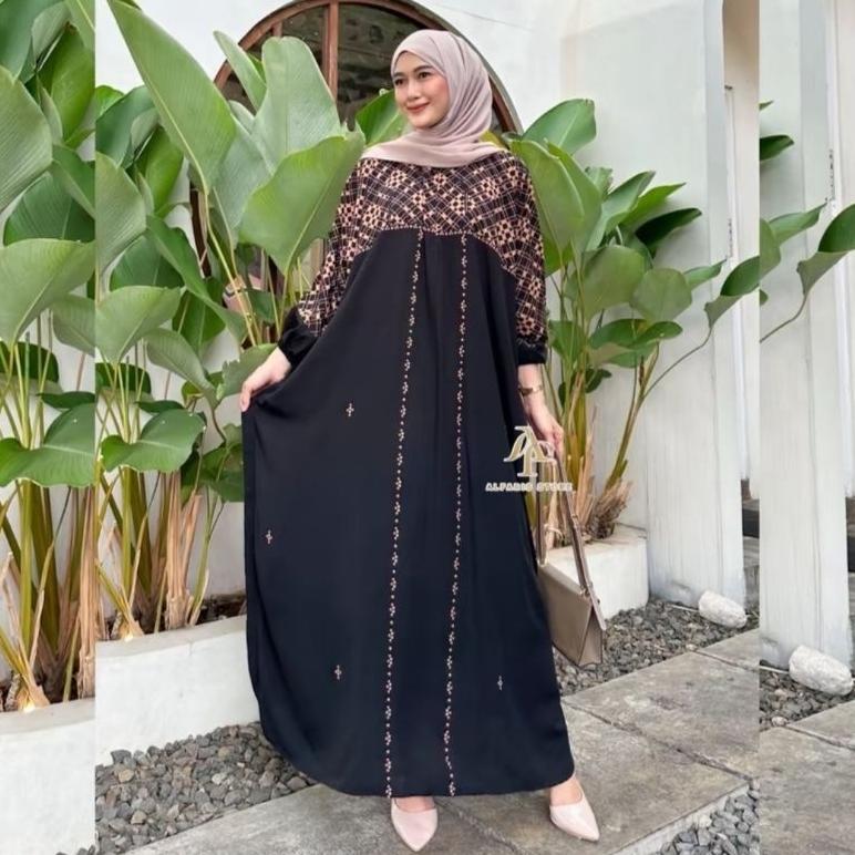 Grade Ori Kaftan Terbaru Rayon Premium Jumbo Busui Safira  Baju Muslim Wanita Gamis Long Dress Kekin