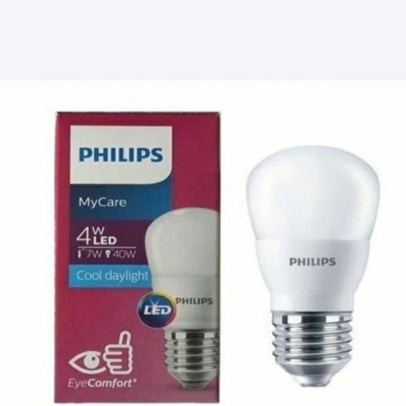 Zaito- Bohlam Led Philips / Lampu Philips Led Bulb / Lampu Led Philips 4W P45