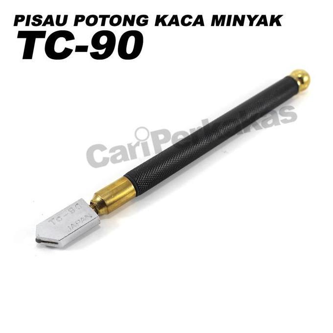 Alat Pemotong Kaca Minyak BISON TC90 - Pisau Potong Kaca TC 90