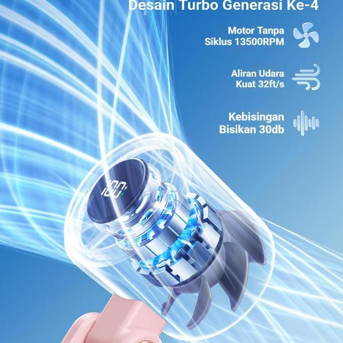COD 2026 Kipas Angin Mini Portable Genggam - Kuat Angin Kecil usb Kipas Angin Genggam Bisa Dilipat  