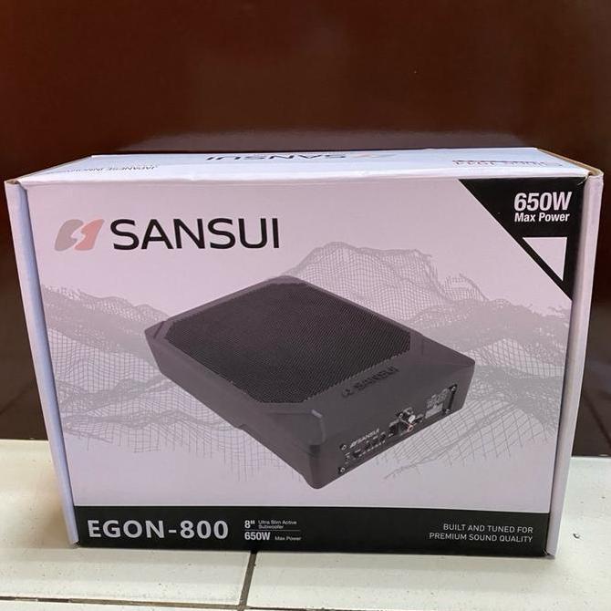 Promo Subwoofer Kolong Aktif Sansui 10 Inch - 8 Inch / Sub Kolong Aktif Sansui