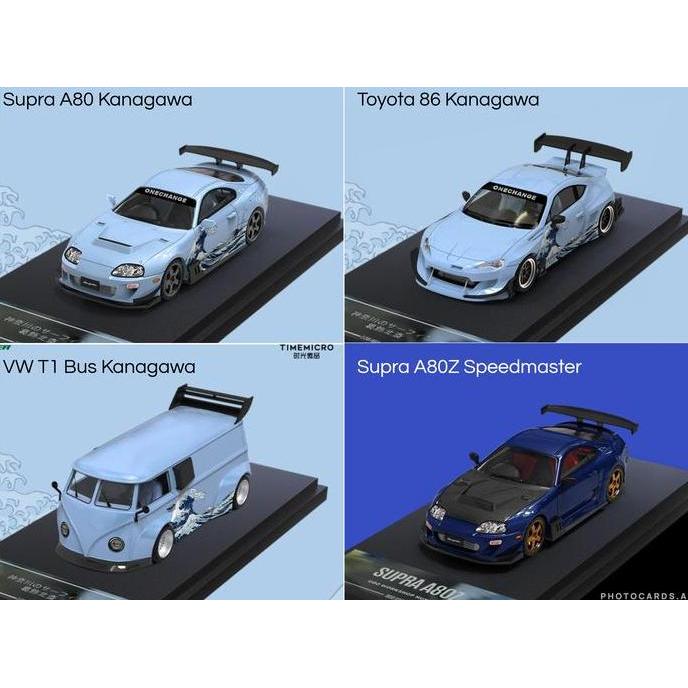 GDO X TIME MICRO 1/64 THE GREAT WAVE OFF KANAGAWA - GDO642934 VOLKSWAGEN VW T1 BUS - GDO644434 TOYOT