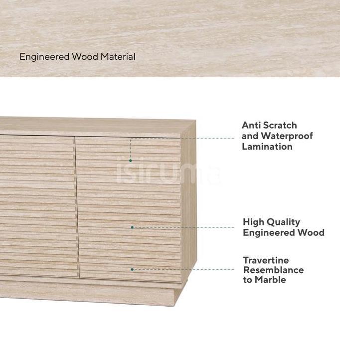 Murah Lemari Penyimpanan Sideboard Minimalis Borneo Sideboard 180 - Isiruma