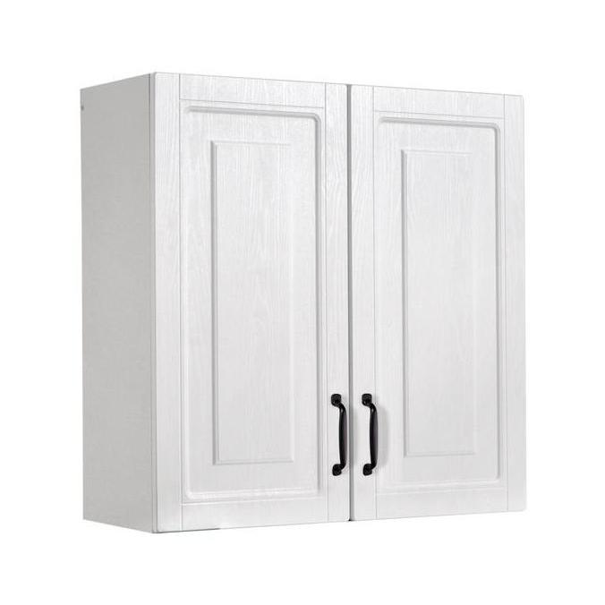 Murah Offo Living - Kitchen Set Atas & Bawah 2 Pintu - Putih Mutiara - Desain Minimalis Modern - Mat