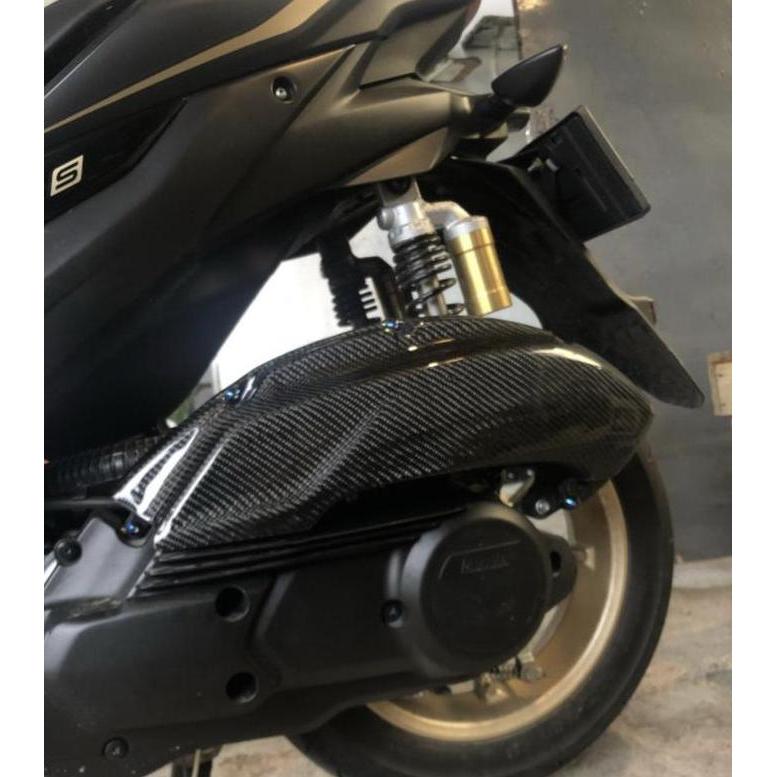 Cover filter new aerox 155 connected carbon kevlar