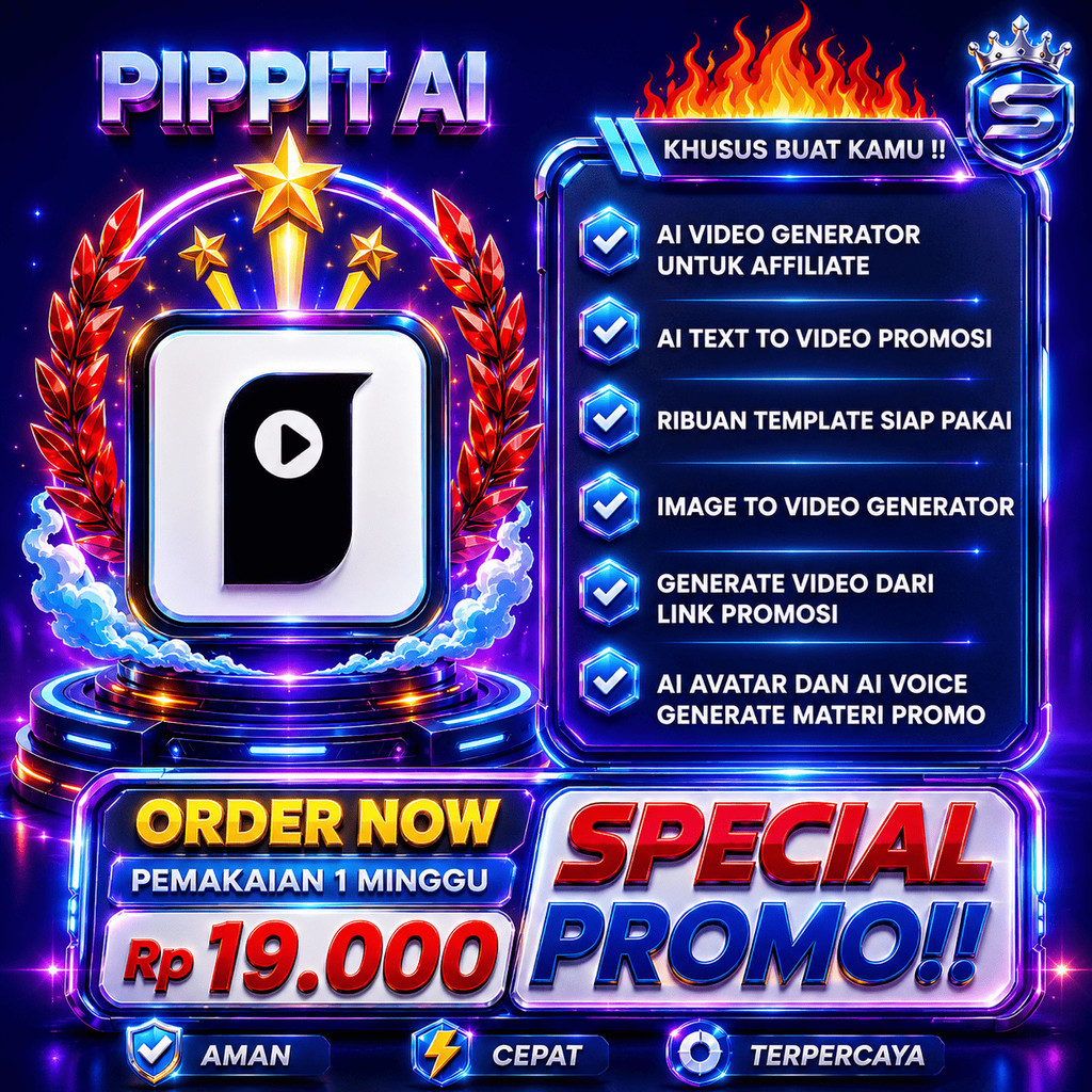 PIPPIT AI - MEMBUAT VIDEO KONTEN IKLAN, AFFILIATE JADI LEBIH MUDAH DAN CEPAT DENGAN HASIL MAKSIMAL