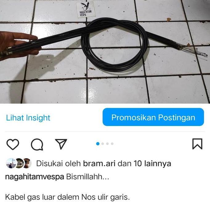 KABEL GAS LUAR DALEM VESPA SMALLFRAME PTS SPECIAL NOS CAKRA