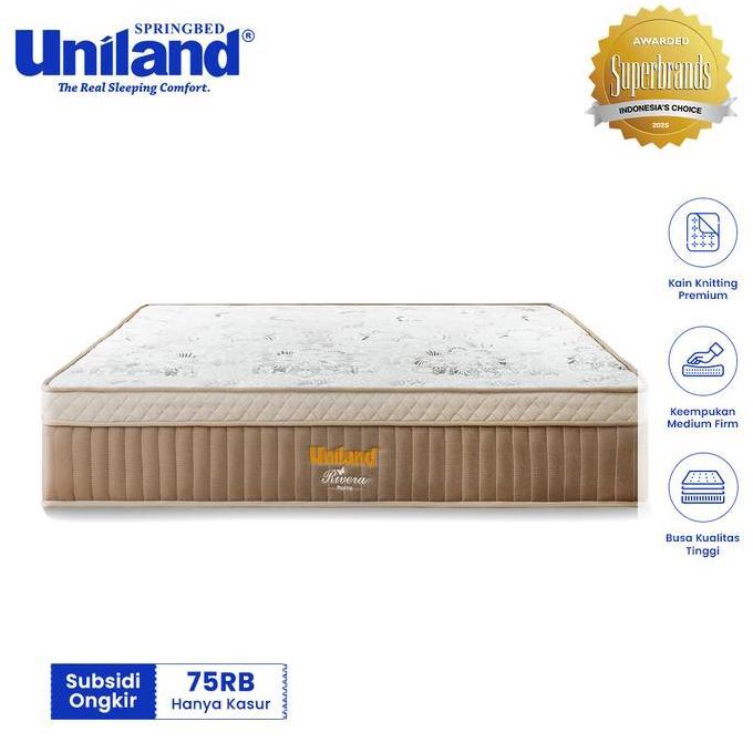 Uniland Springbed Rivera Emira Plushtop Hanya Kasur