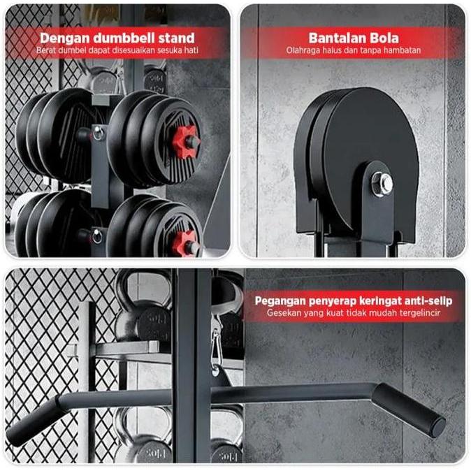 Shiny FitBangku Dumbbell Sit Up Bench Kursi Gym Alat Olahraga Alat Fitness Home Gym Bench Press Bang