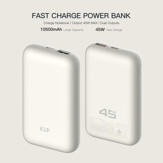 KIIP POWERBANK 10500MAH SUPER FAST CHARGING 45W PD TYPE C E67
