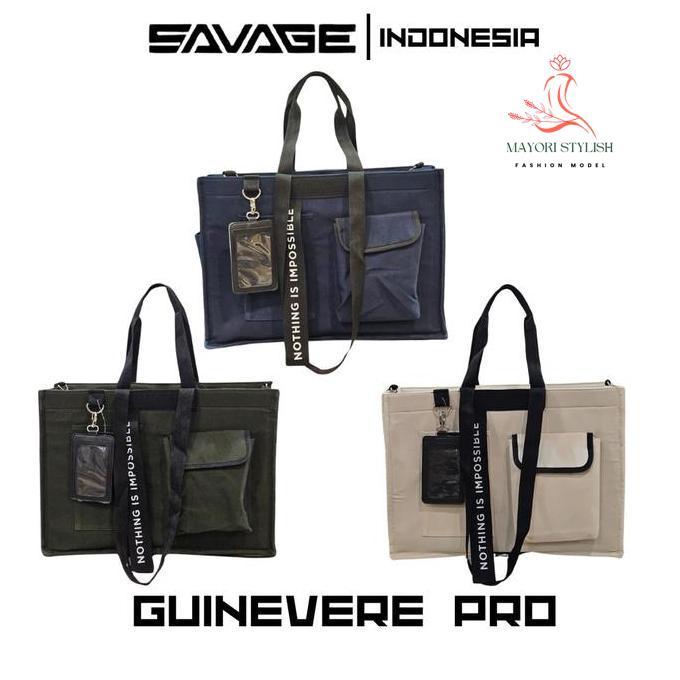 savage guinevere pro tote bag sling bag kanvas multifungsi berkualitas aesthetic canvas totebag hita