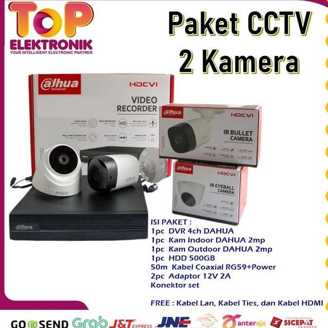 PAKET CCTV 2CH DAHUA 2 KAMERA