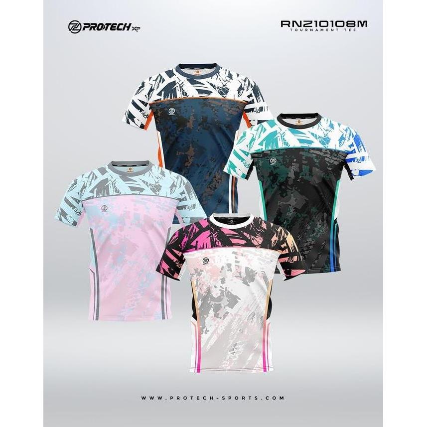 Baju Padel/Pickleball/Running/Pingpong/Badminton/Gym/Lifestyle Protech Badminton Dry Fit Tournament 