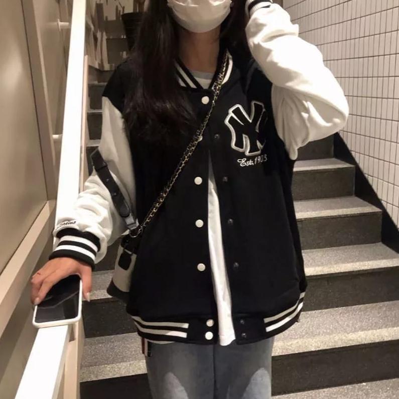 GARANSI Jaket Baseball Varsity Oversize - Ny 1903 Baseball - Korean Jacket Sporty